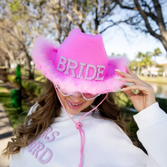 Boujee Cowgirl Bride Hat