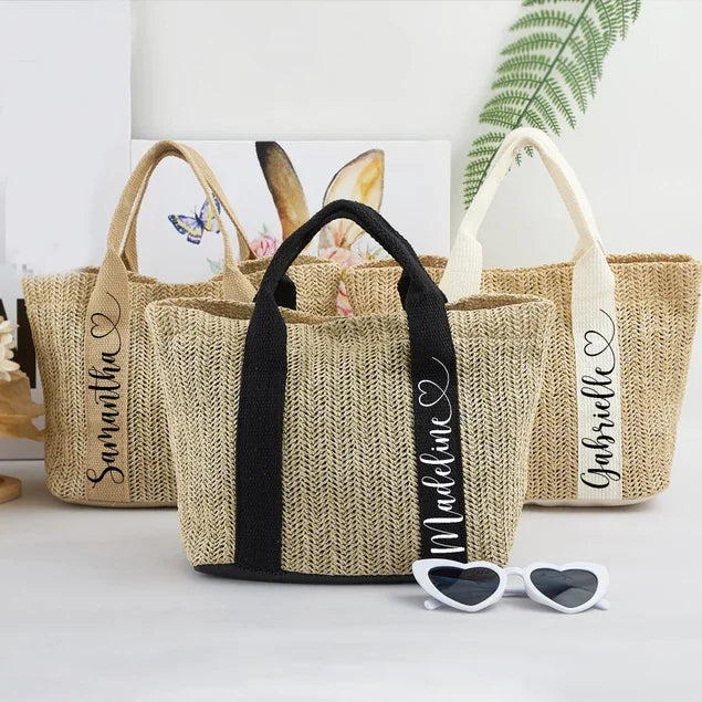 Personalized Burlap Tote