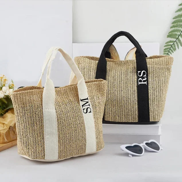 Personalized Burlap Tote