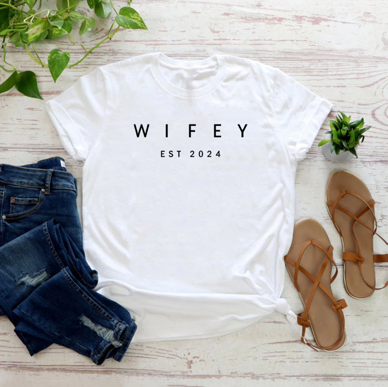 Wifey EST 2024 T-Shirt