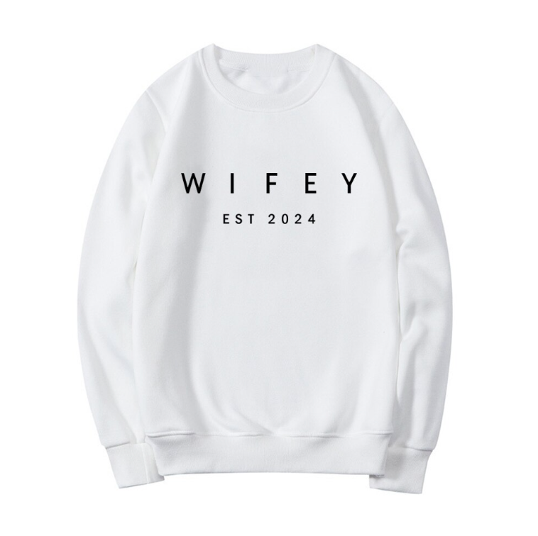 Wifey EST 2024 Sweatshirt