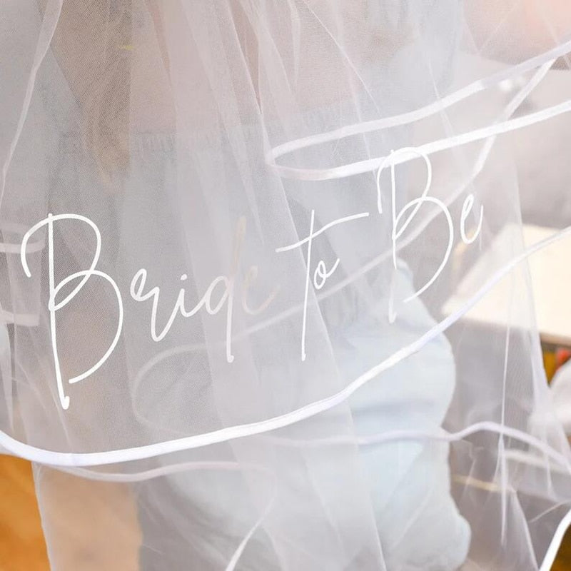 Classy Bride to Be Veil