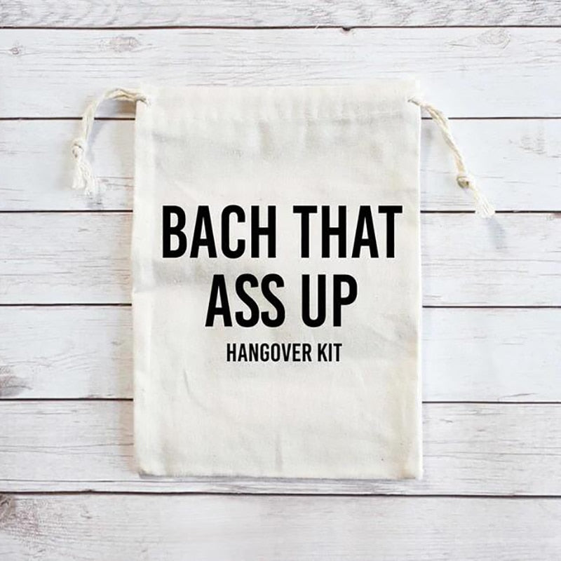5pcs Bach That Ass Up Hangover Kit bags
