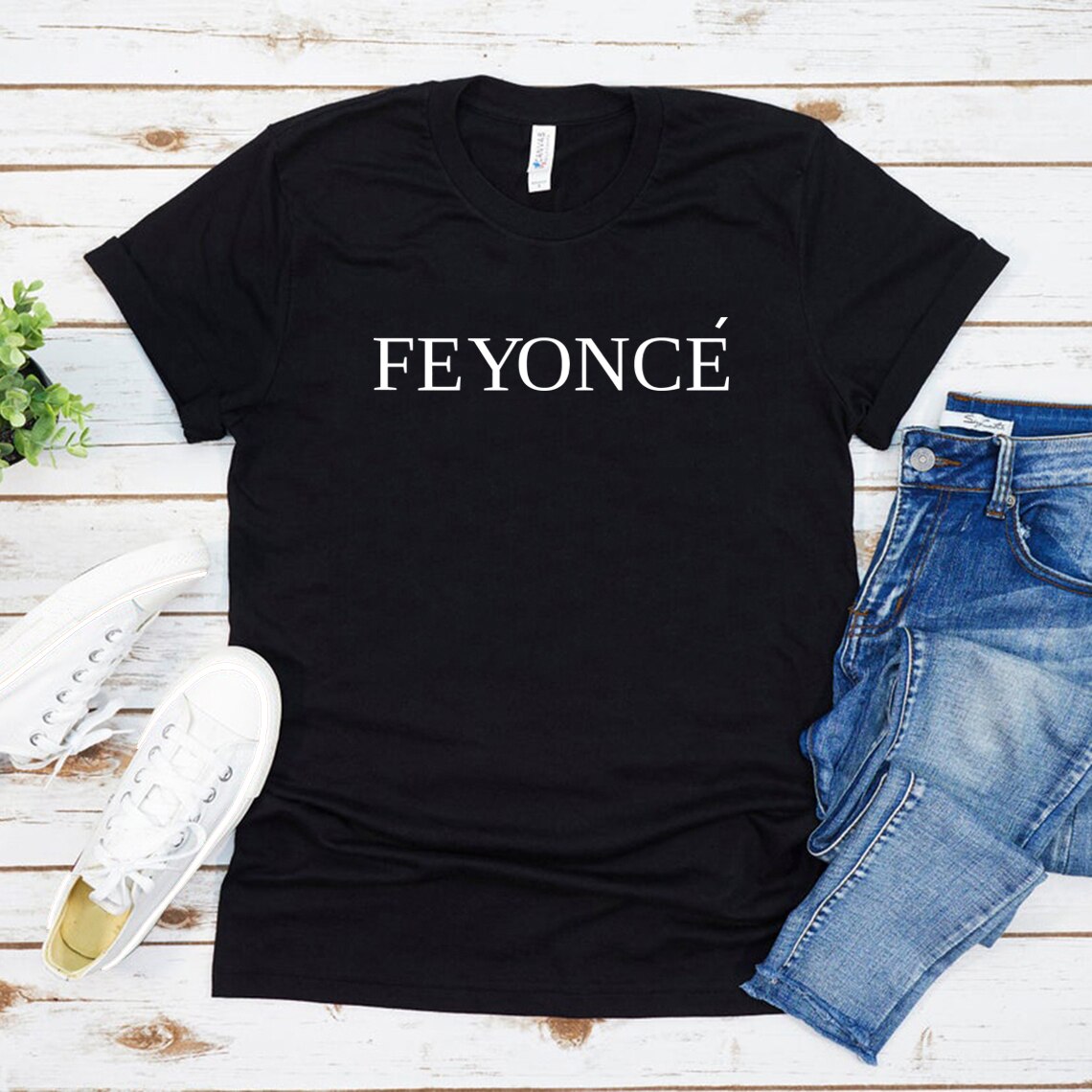 Black short sleeve Feyonce t-shirt 